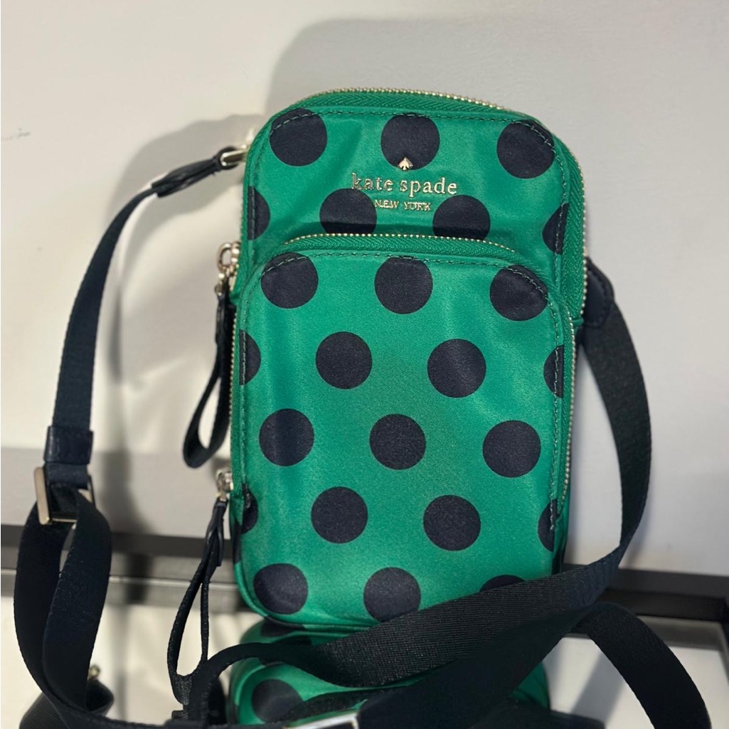 Kate Spade New York Zip Phone Crossbody The Little Better Delightful Dot Printed